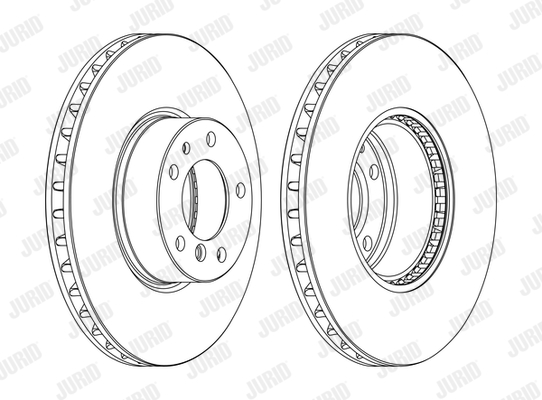 Ilustracja 561553JC JURID tarcza hamulcowa