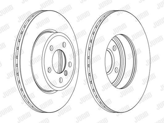Ilustracja 562350JC JURID tarcza hamulcowa
