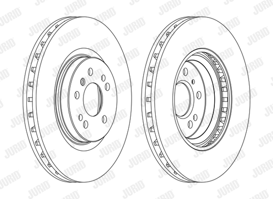 Ilustracja 562403JC JURID tarcza hamulcowa