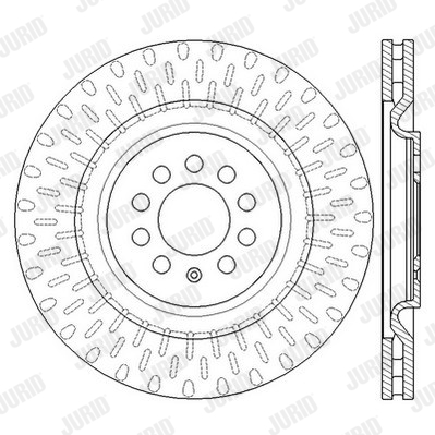 Ilustracja 562597JC JURID tarcza hamulcowa