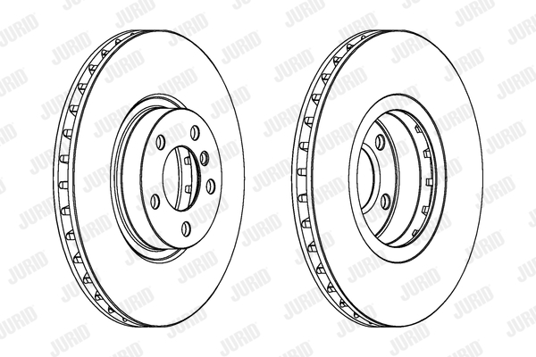 Ilustracja 562520JC JURID tarcza hamulcowa