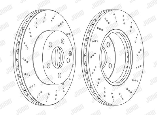 Ilustracja 562619JC JURID tarcza hamulcowa