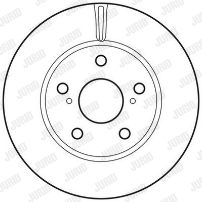 Ilustracja 562736JC JURID tarcza hamulcowa