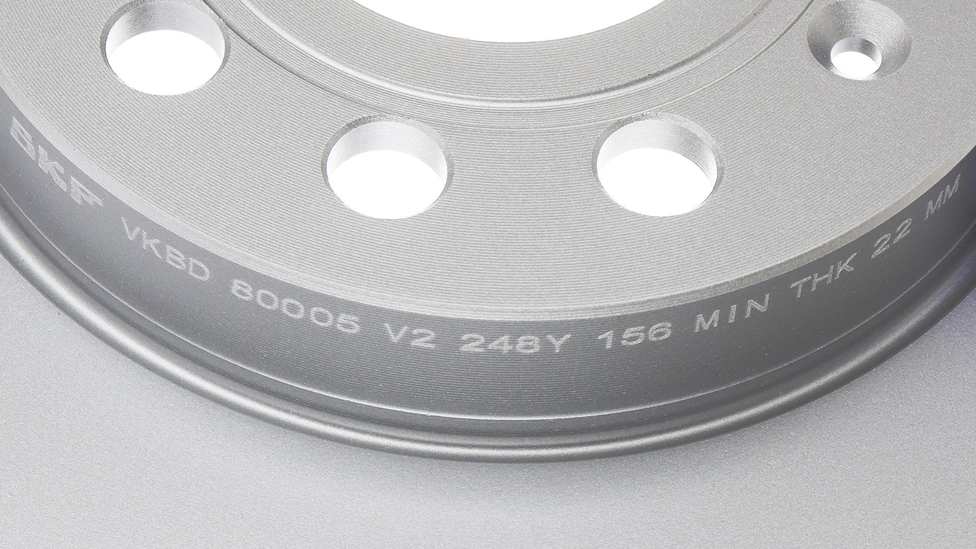 Ilustracja VKBD 80005 V2 SKF tarcza hamulcowa