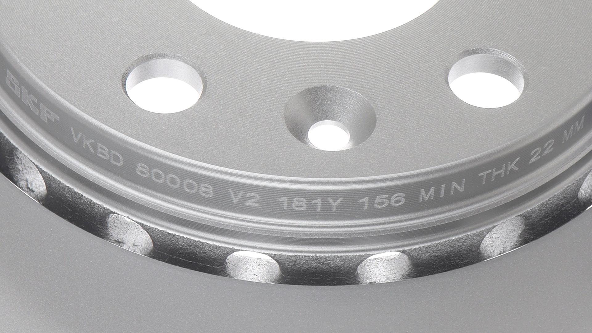 Ilustracja VKBD 80008 V2 SKF tarcza hamulcowa