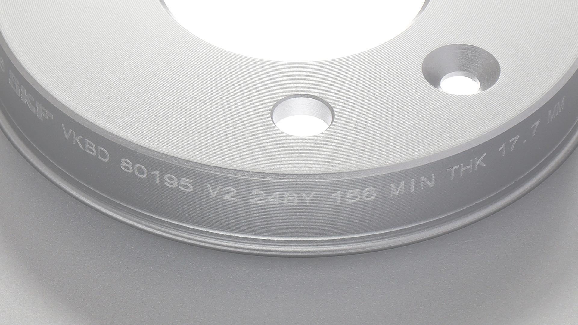Ilustracja VKBD 80195 V2 SKF tarcza hamulcowa