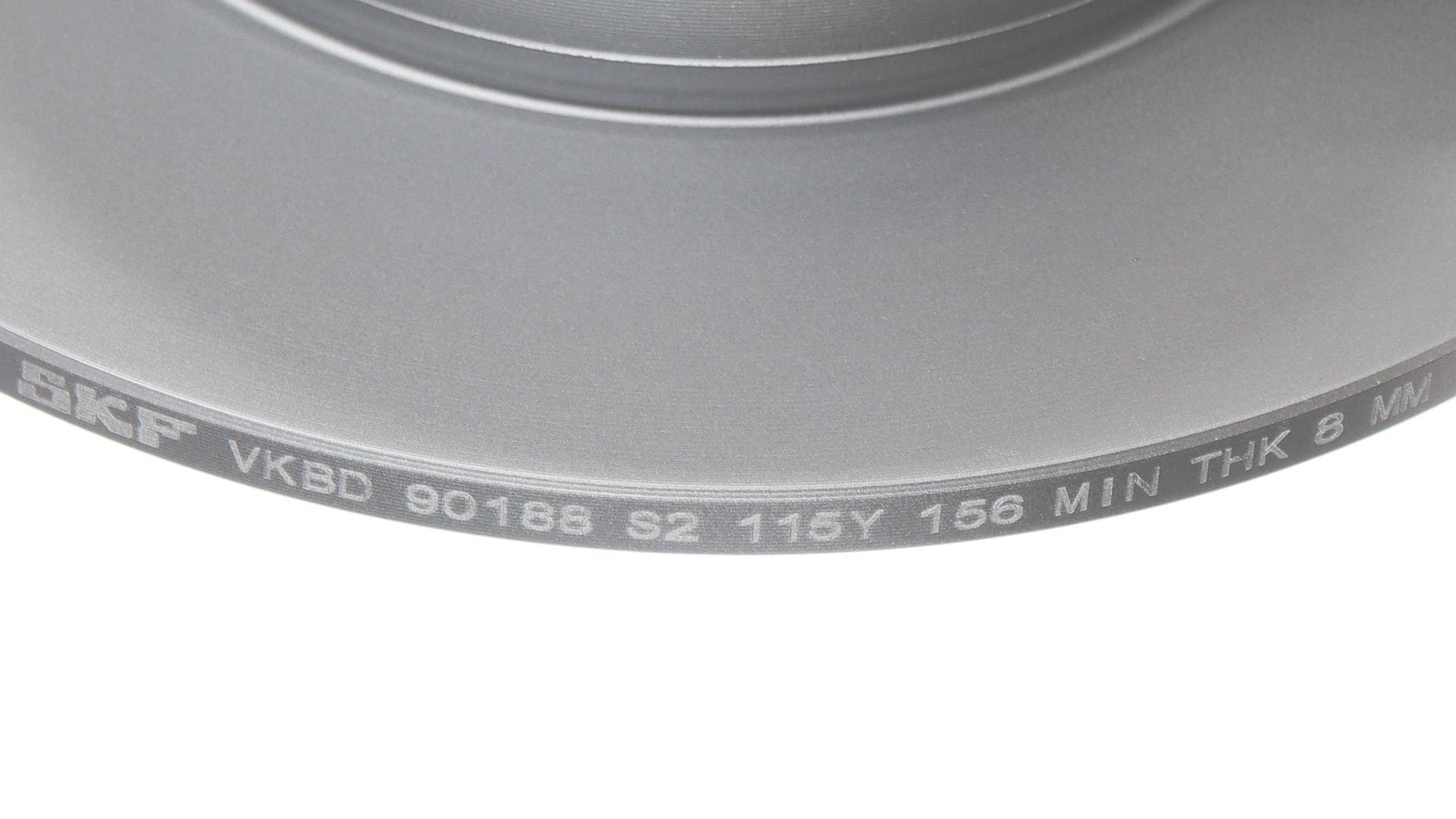 Ilustracja VKBD 90188 S2 SKF tarcza hamulcowa