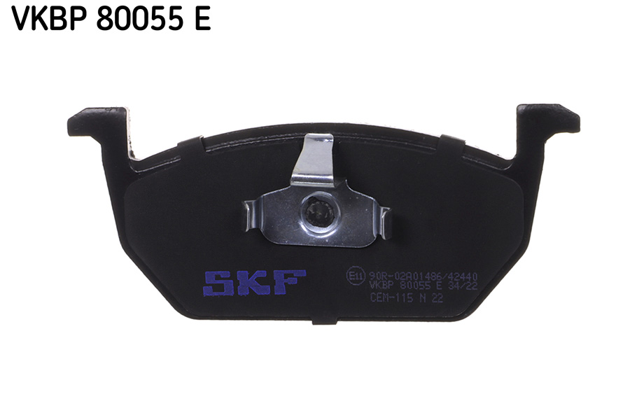Ilustracja VKBP 80055 E SKF klocki hamulcowe
