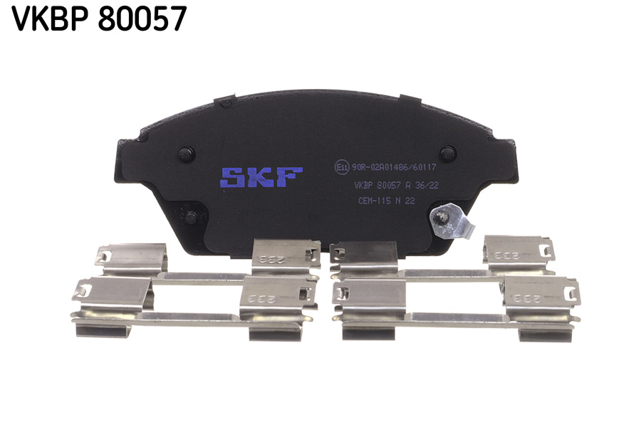Ilustracja VKBP 80057 A SKF klocki hamulcowe