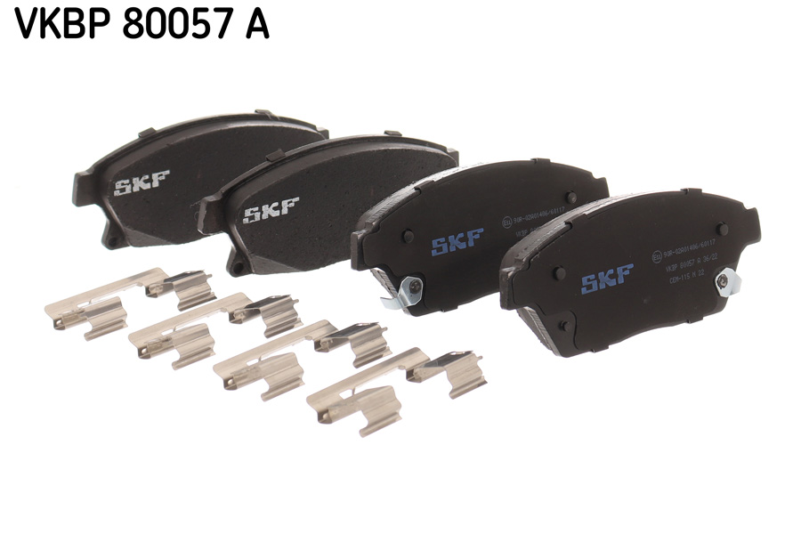 Ilustracja VKBP 80057 A SKF klocki hamulcowe