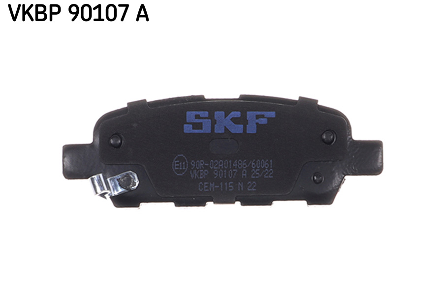 Ilustracja VKBP 90107 A SKF klocki hamulcowe