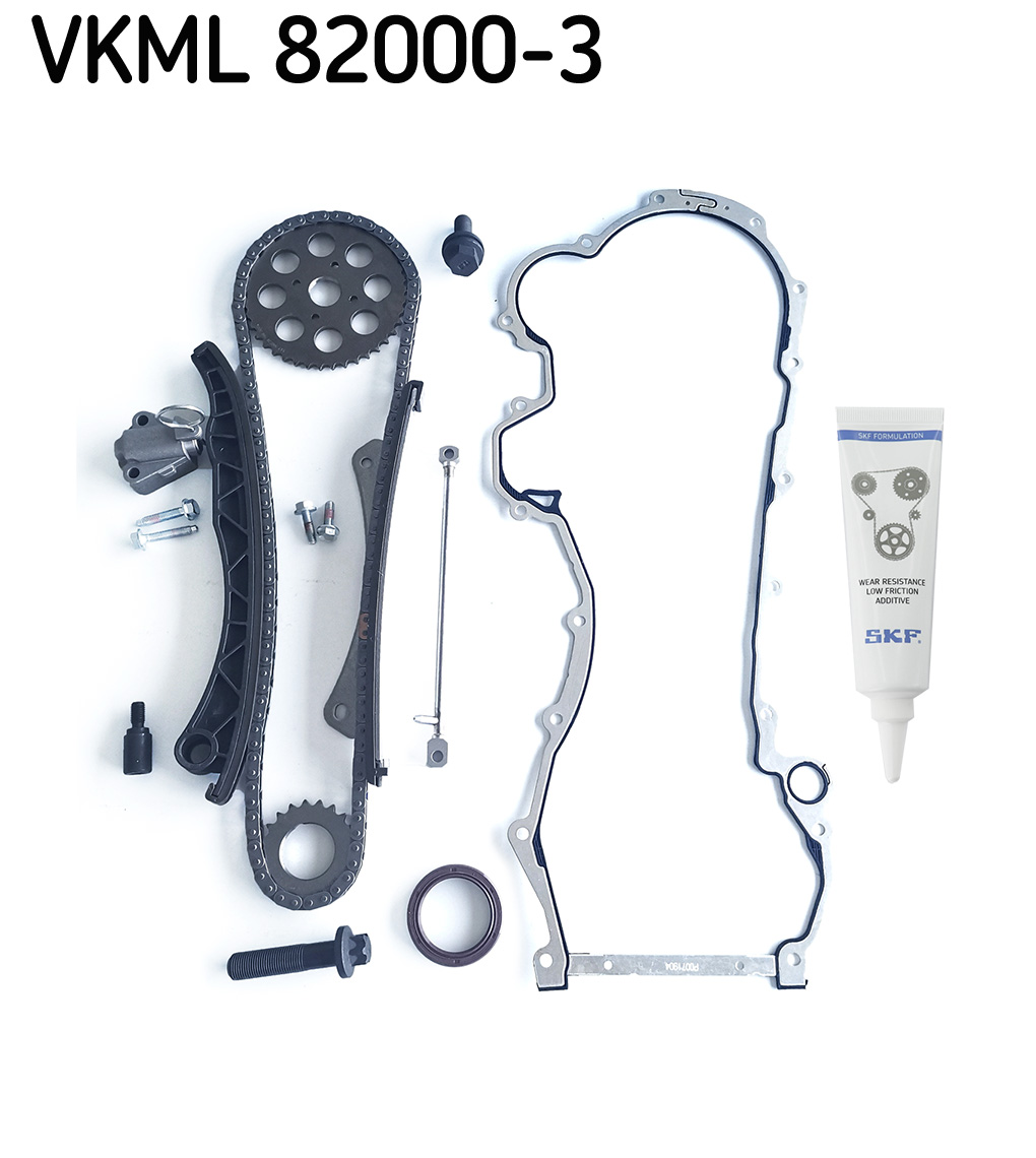 Ilustracja VKML 82000-3 SKF zestaw łańcucha rozrządu