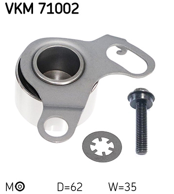 Ilustracja VKM 71002 SKF rolka napinacza, pasek rozrządu