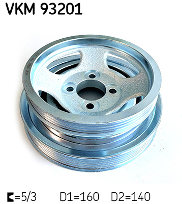 Ilustracja VKM 93201 SKF koło pasowe, wał korbowy