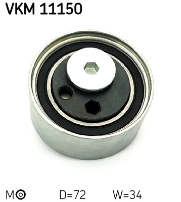 Ilustracja VKM 11150 SKF rolka napinacza, pasek rozrządu