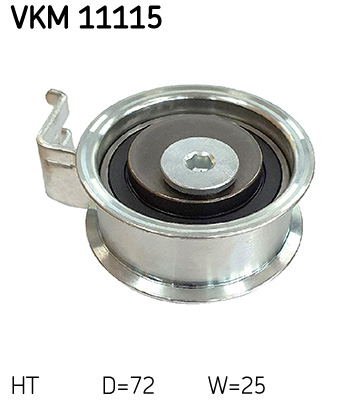 Ilustracja VKM 11115 SKF rolka napinacza, pasek rozrządu
