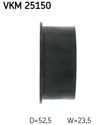 Ilustracja VKM 25150 SKF rolka kierunkowa / prowadząca, pasek rozrządu