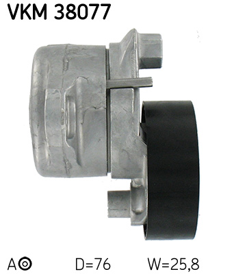 Ilustracja VKM 38077 SKF napinacz paska klinowego wielorowkowego