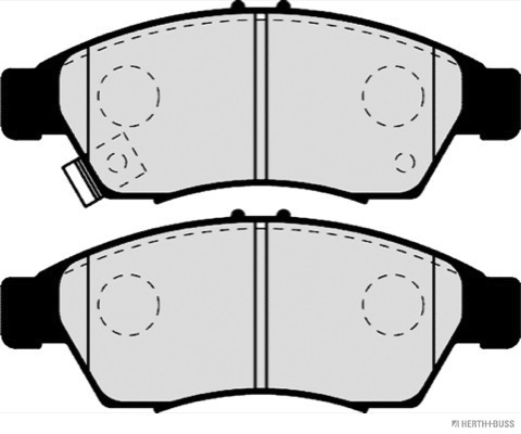 Ilustracja J3608024 HERTH+BUSS JAKOPARTS klocki hamulcowe