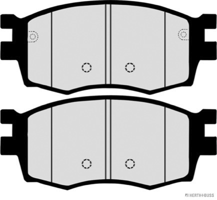 Ilustracja J3600332 HERTH+BUSS JAKOPARTS klocki hamulcowe