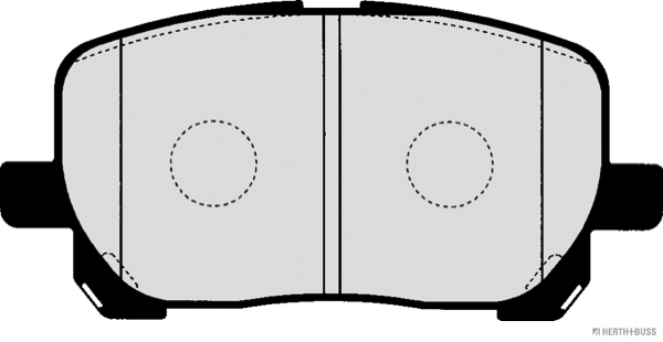 Ilustracja J3602096 HERTH+BUSS JAKOPARTS klocki hamulcowe