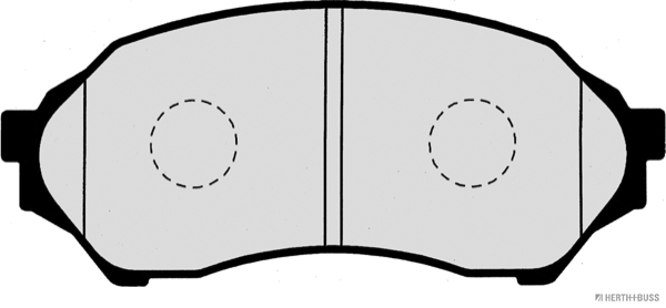 Ilustracja J3603047 HERTH+BUSS JAKOPARTS klocki hamulcowe