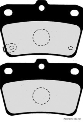 Ilustracja J3612020 HERTH+BUSS JAKOPARTS klocki hamulcowe