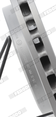 Ilustracja DDF3120C FERODO tarcza hamulcowa