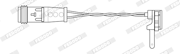 Ilustracja FWI475 FERODO czujnik zużycia klocków