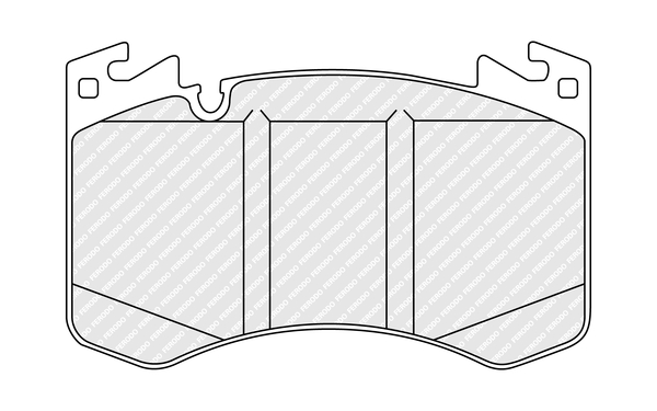 Ilustracja FDB5566 FERODO klocki hamulcowe