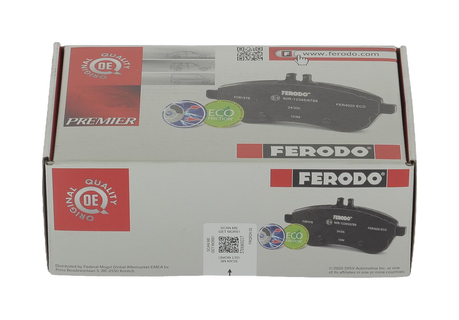 Ilustracja FDB5182 FERODO klocki hamulcowe