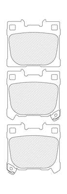 Ilustracja FDB5262 FERODO klocki hamulcowe
