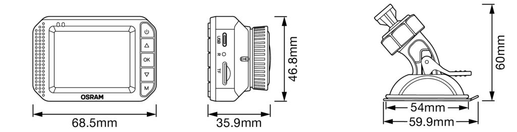 Ilustracja ODC1500 AMS-OSRAM rejestrator danych wypadkowych