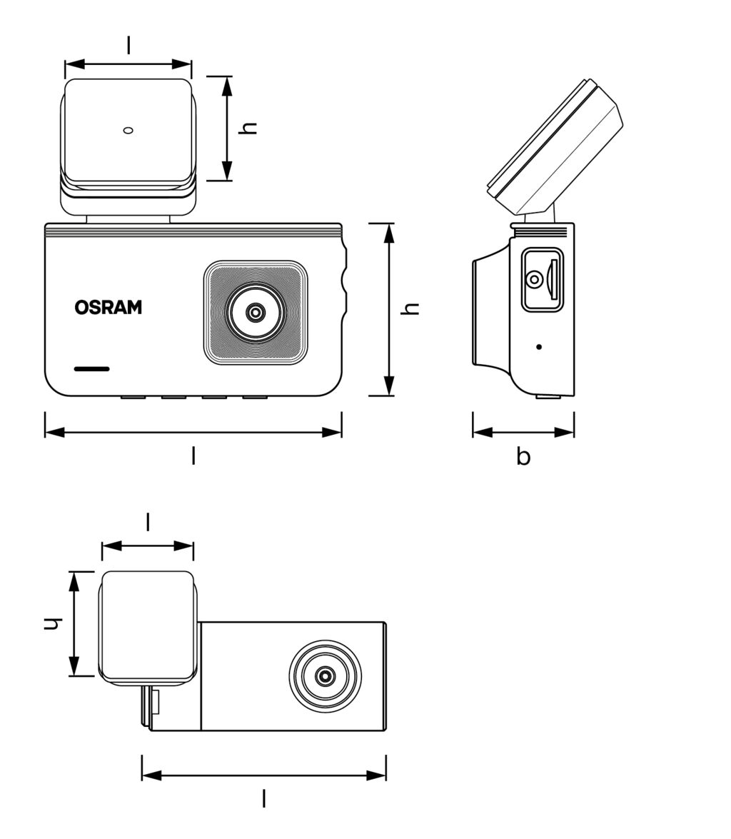 Ilustracja ODC3500R AMS-OSRAM rejestrator danych wypadkowych