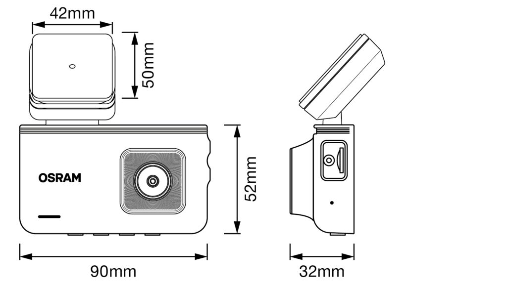 Ilustracja ODC3500 AMS-OSRAM rejestrator danych wypadkowych
