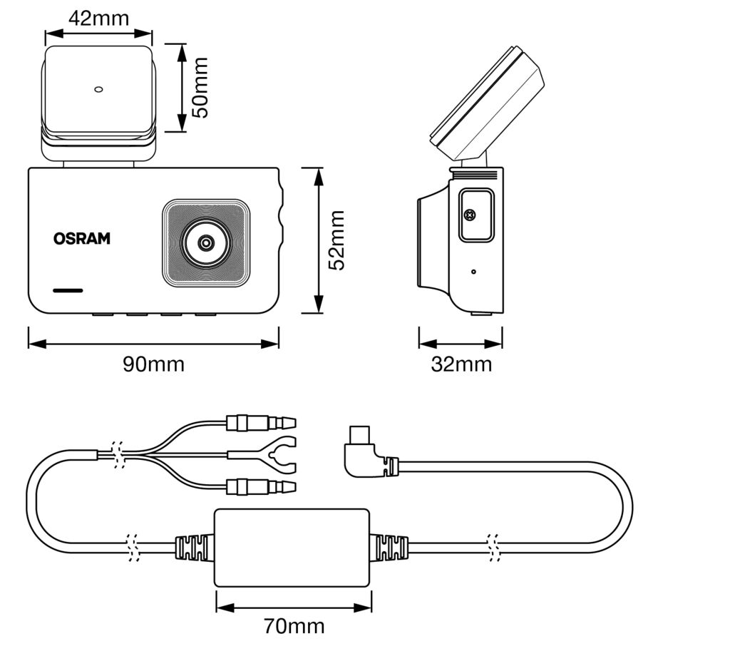 Ilustracja OTDC20 AMS-OSRAM rejestrator danych wypadkowych