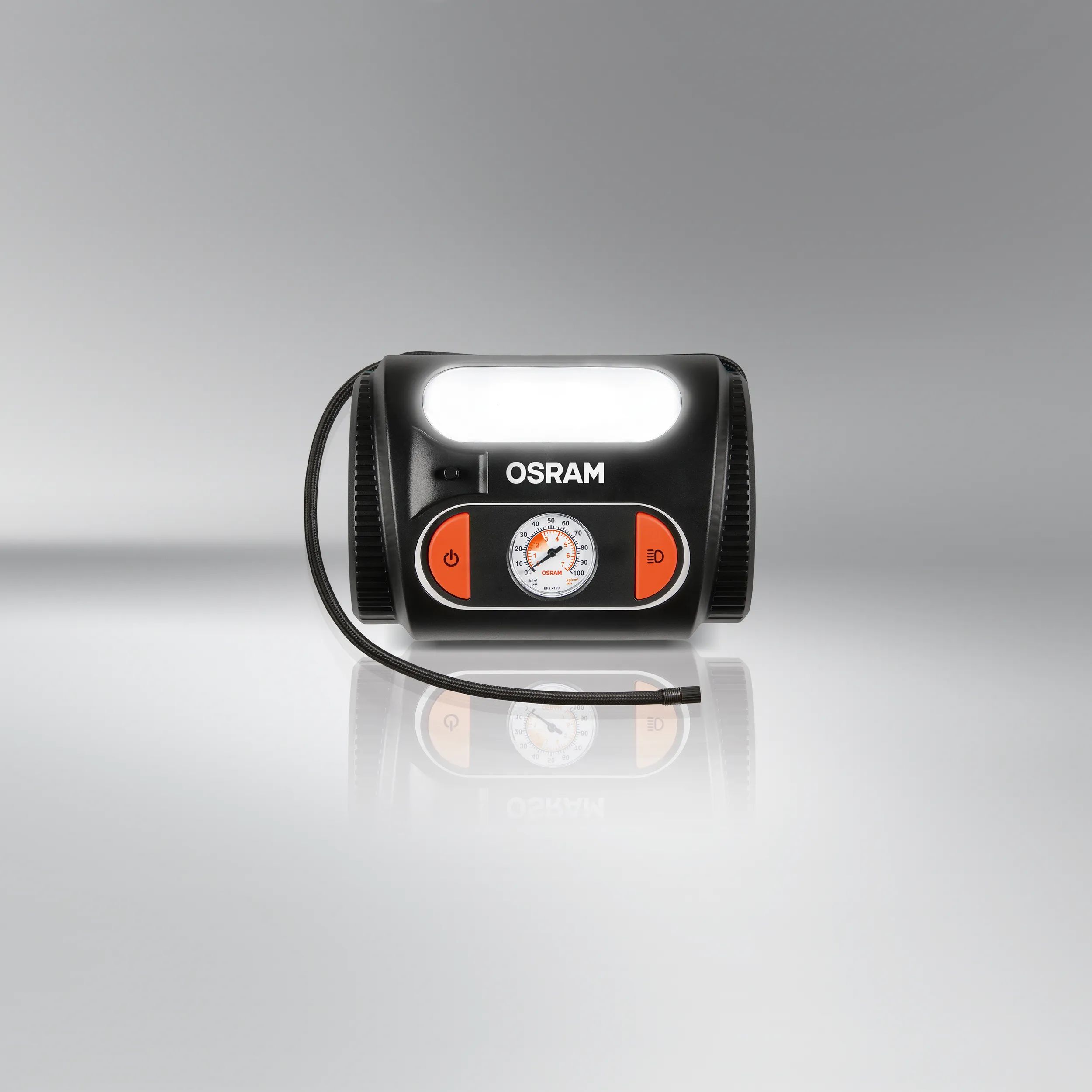 Ilustracja OTI2110 AMS-OSRAM urządzenie do pomiaru ciśnienia w kole i pompownia powietrza