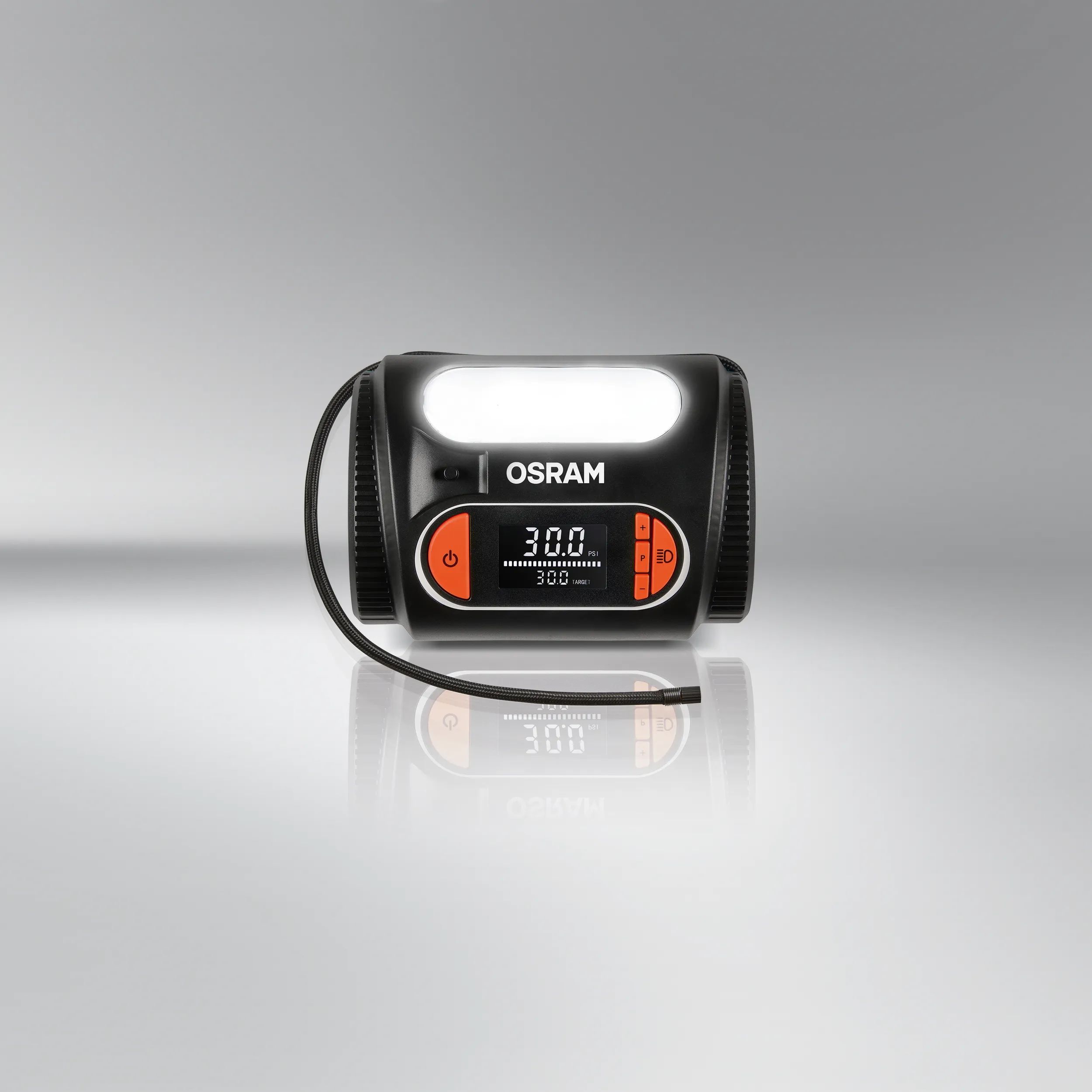 Ilustracja OTI2120 AMS-OSRAM urządzenie do pomiaru ciśnienia w kole i pompownia powietrza