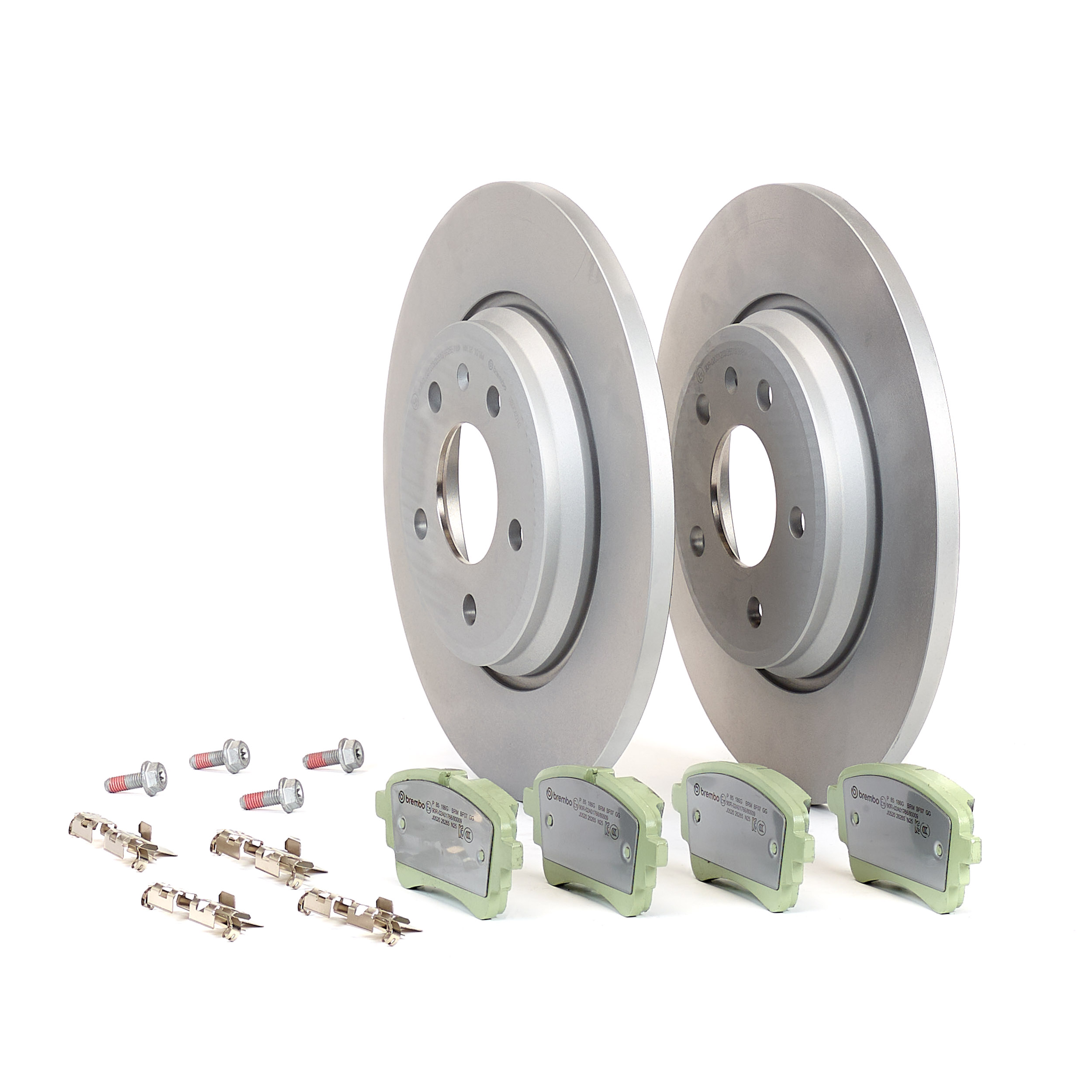 Ilustracja KT 10 064 BREMBO zestaw do hamulców, hamulce tarczowe