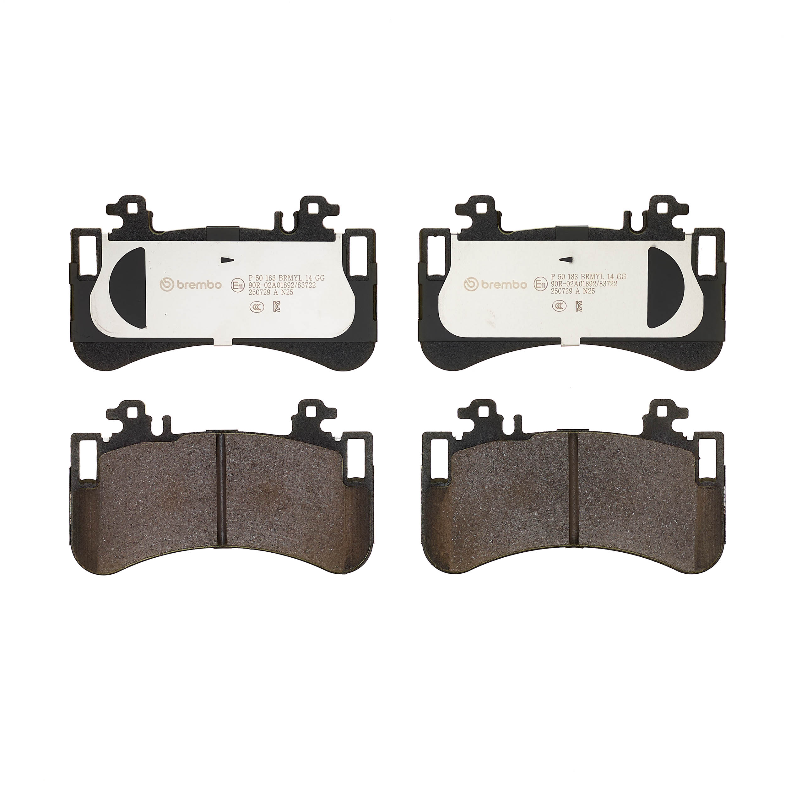 Ilustracja P 50 183 BREMBO klocki hamulcowe