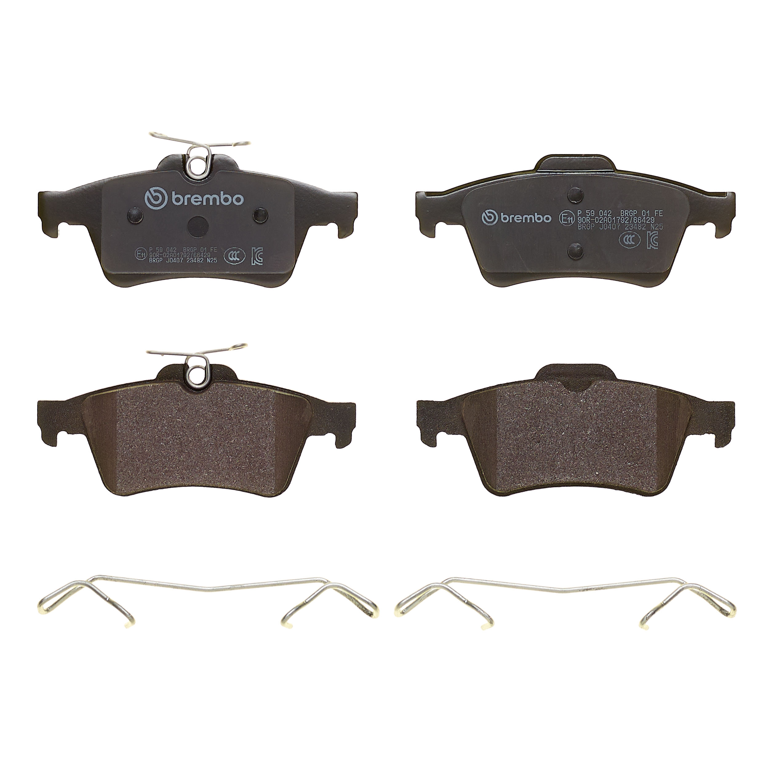 Ilustracja P 59 042 BREMBO klocki hamulcowe