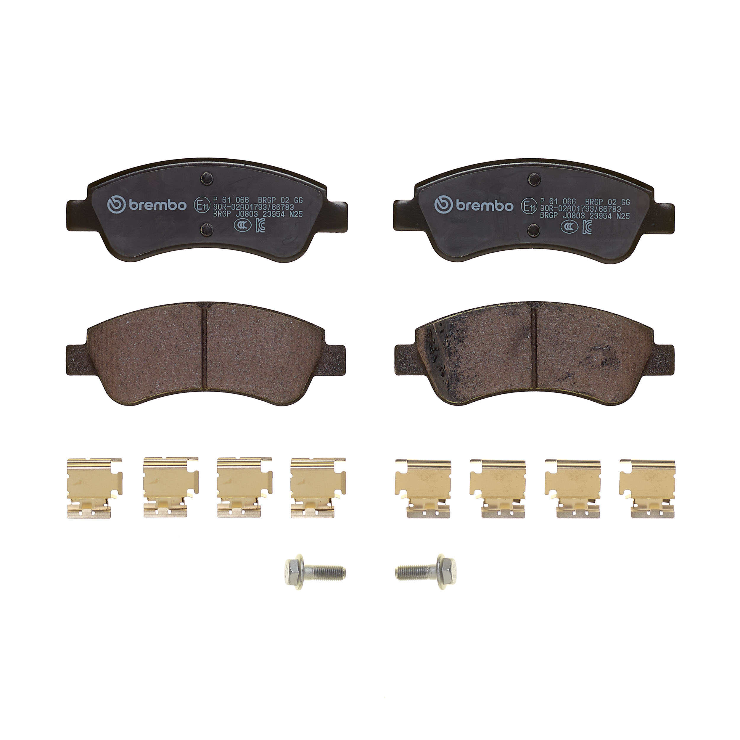 Ilustracja P 61 066 BREMBO klocki hamulcowe