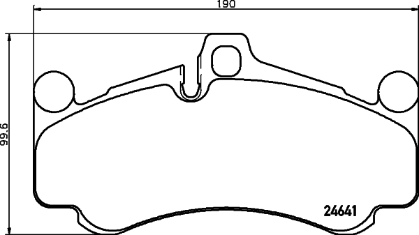 Ilustracja P 65 034 BREMBO klocki hamulcowe