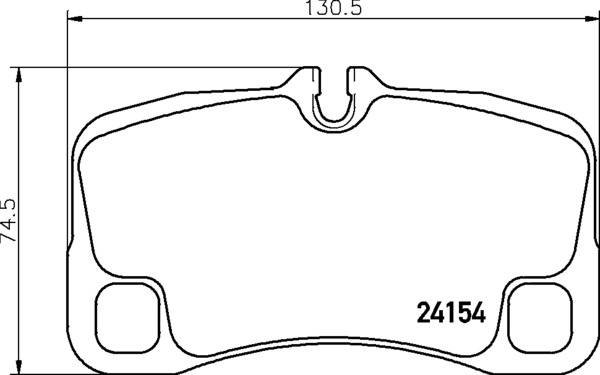 Ilustracja P 65 035 BREMBO klocki hamulcowe
