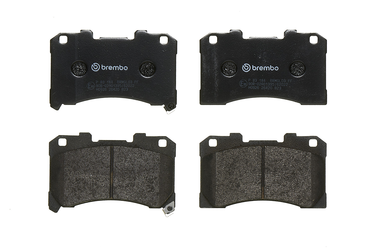 Ilustracja P 83 184 BREMBO klocki hamulcowe