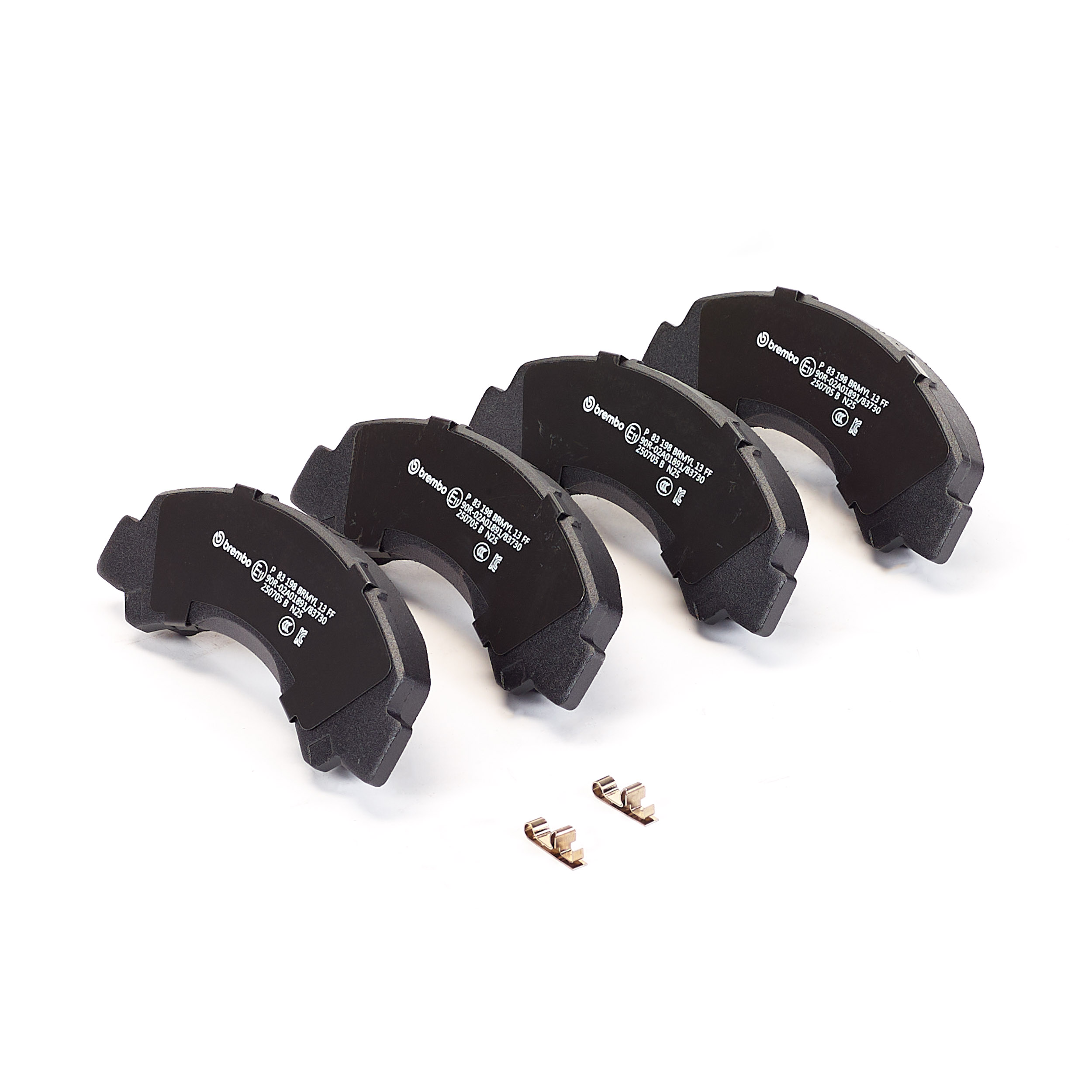 Ilustracja P 83 198 BREMBO klocki hamulcowe
