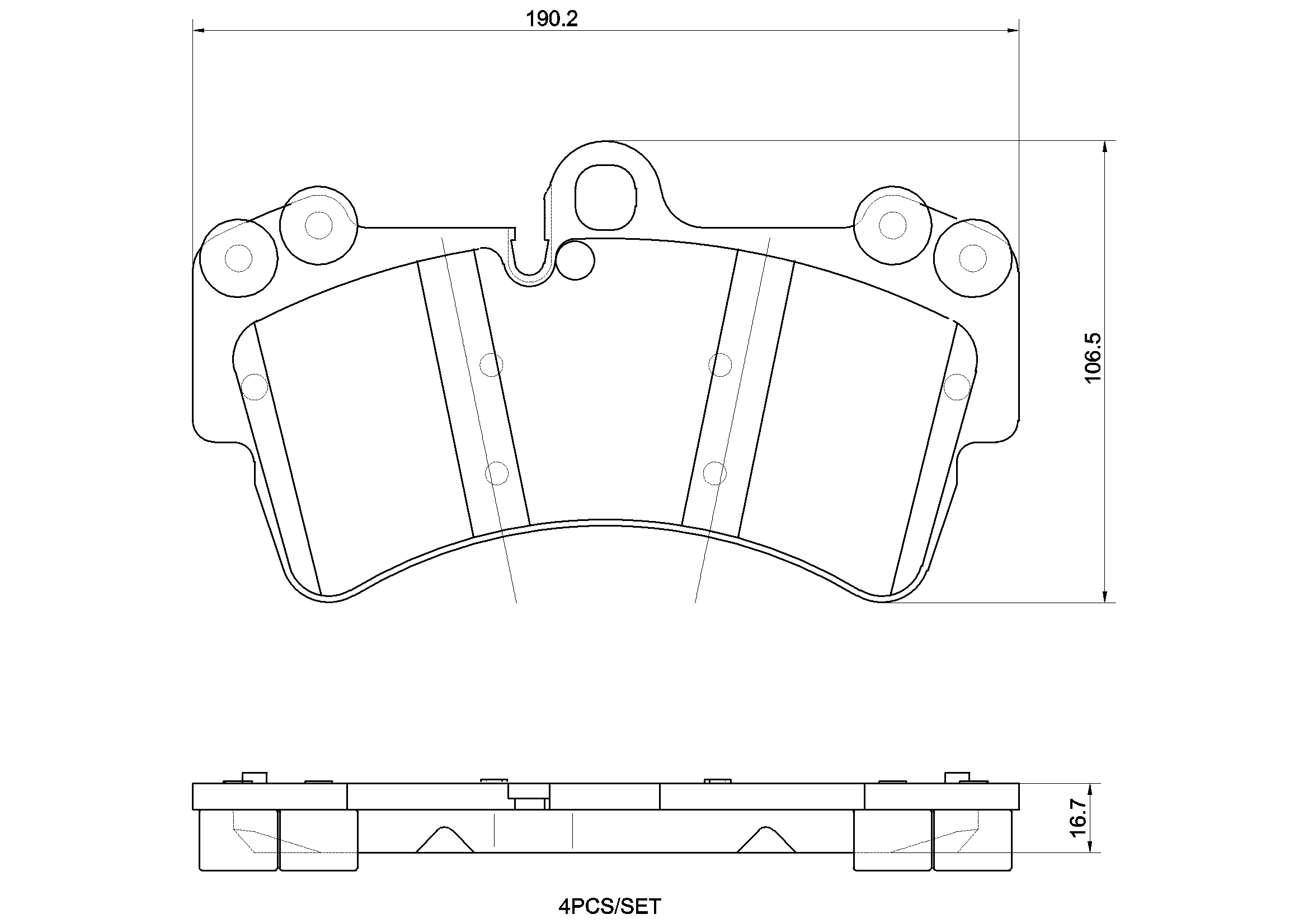Ilustracja P 85 065X BREMBO klocki hamulcowe