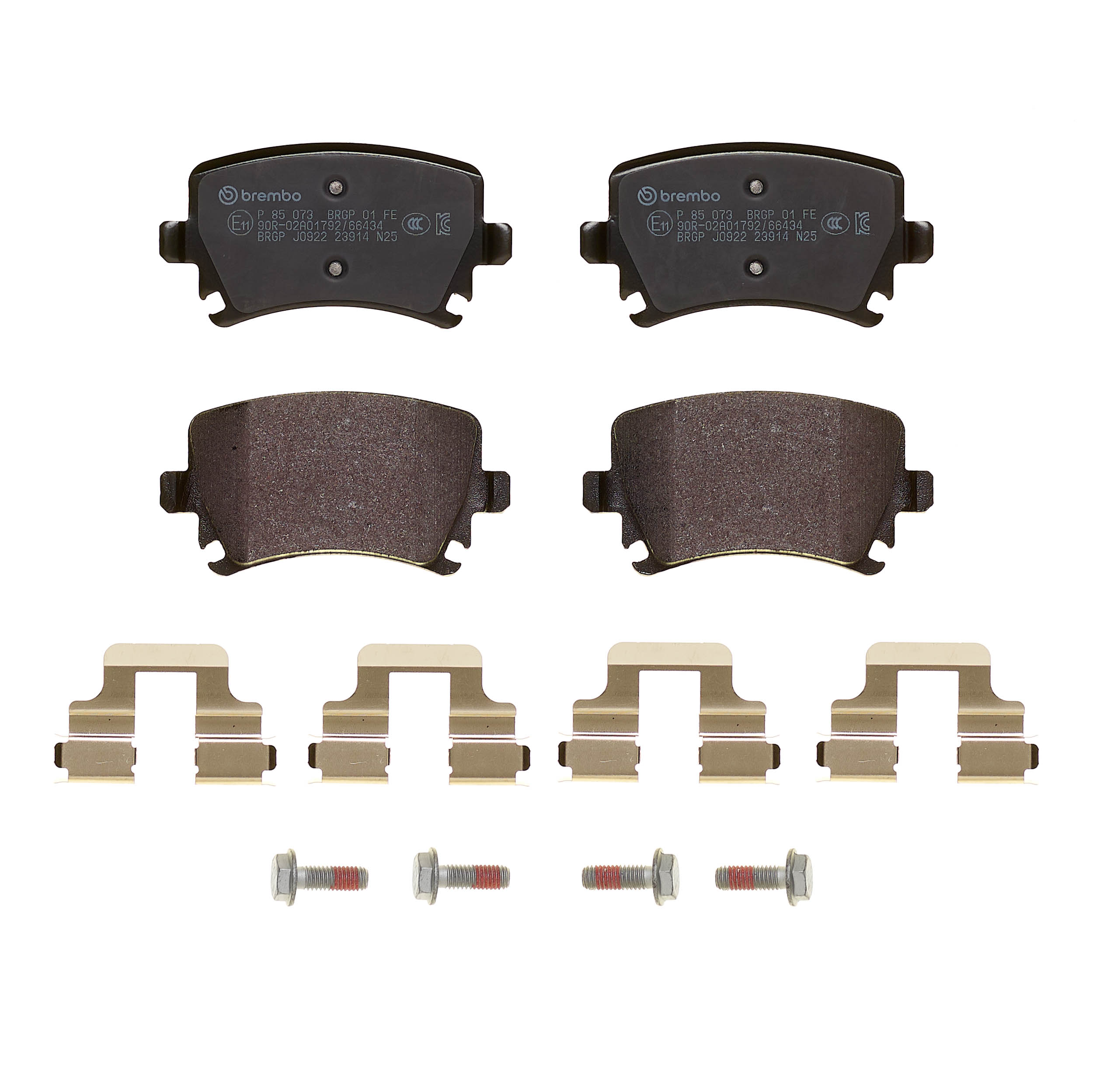 Ilustracja P 85 073 BREMBO klocki hamulcowe