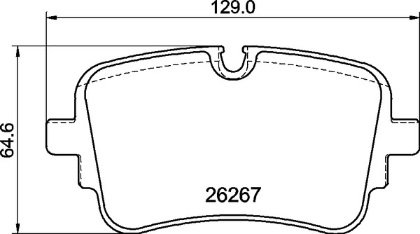 Ilustracja P 85 190 BREMBO klocki hamulcowe