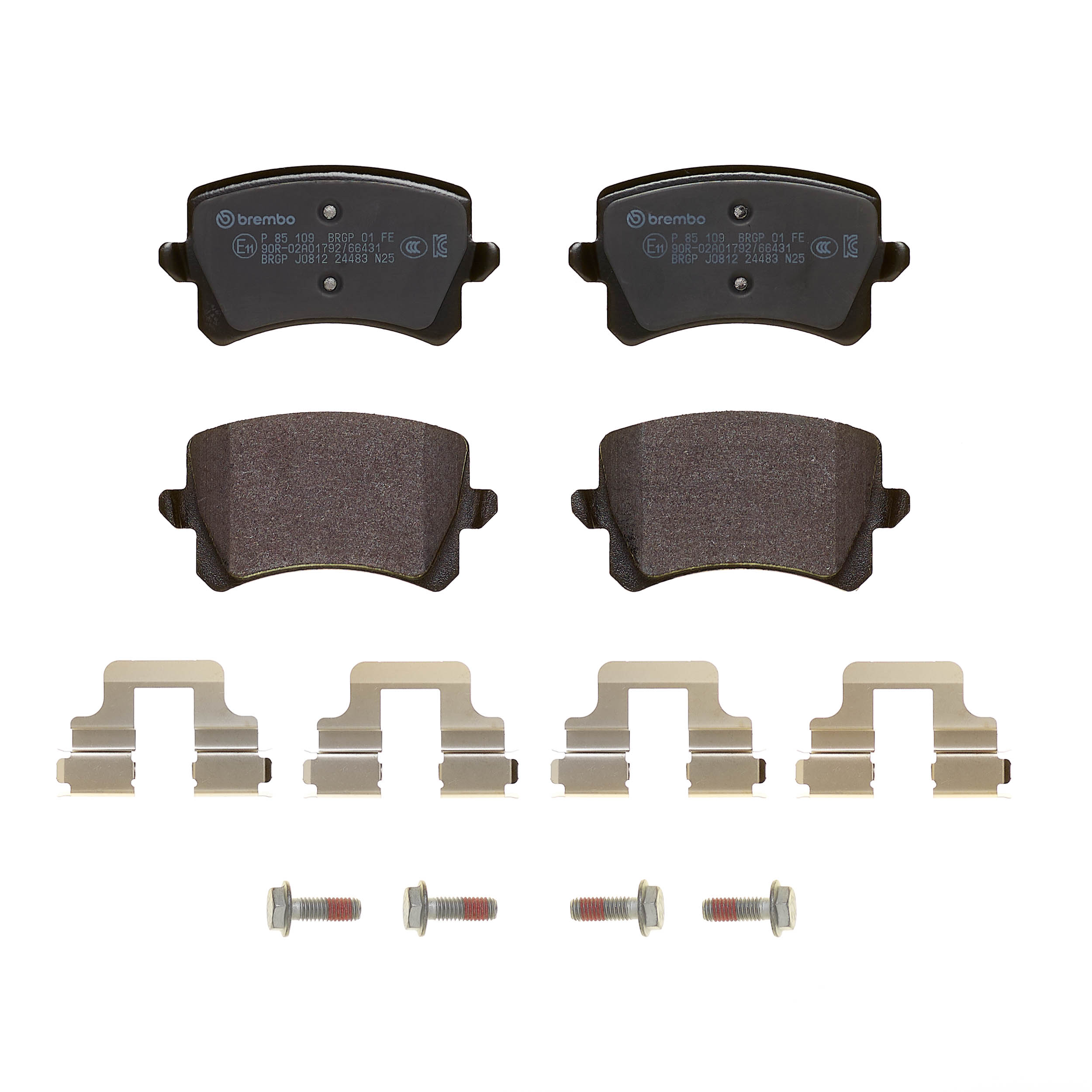 Ilustracja P 85 109 BREMBO klocki hamulcowe